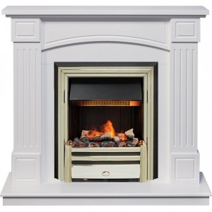 Каминокомплект Dimplex Boston - Белый (Высота 925см) с очагом Cavendish