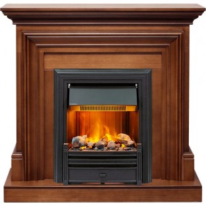 Каминокомплект Dimplex Bradford - Орех с очагом Brookline Black