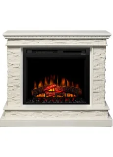 Каминокомплект Dimplex Calgary - Белый / Сланец белый с очагом XHD28L-INT