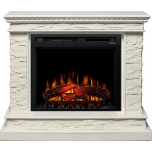 Каминокомплект Dimplex Calgary - Белый / Сланец белый с очагом XHD28L-INT