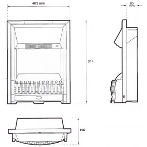 Очаг Dimplex Atherton