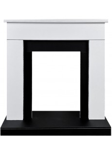 Портал Royal Flame Bergen (Разборный) - Белый с черным (Ширина 860 мм)