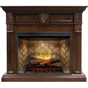 Каминокомплект Dimplex Sheffield - Темный орех с очагом Revillusion RBF30