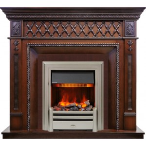 Каминокомплект Dimplex Alexandria - Махагон коричневый антик с очагом Chesford