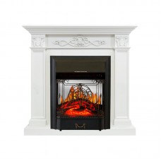 Каминокомплект Royal Flame Verona - Белый дуб с очагом Majestic FX M Black