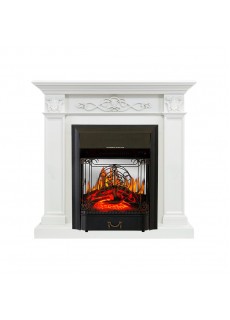 Каминокомплект Royal Flame Verona - Белый дуб с очагом Majestic FX M Black