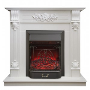 Каминокомплект RealFlame Ottawa WT с очагом Majestic Lux S BL