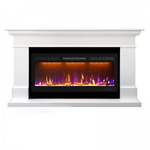 Каминокомплект Royal Flame California 36/40 - Белый с очагом Crystal 40 RF