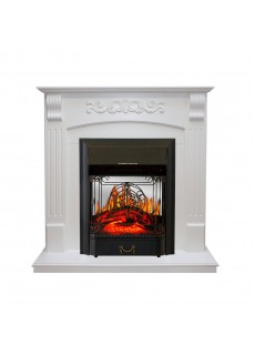 Каминокомплект Royal Flame Sorrento - Белый дуб с очагом Majestic FX M Black