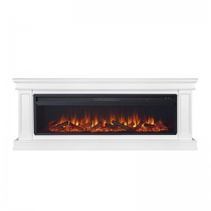 Каминокомплект Royal Flame Geneva 60 - Белый с очагом Vision 60 LOG LED