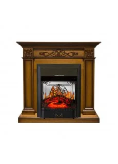 Каминокомплект Royal Flame Verona - Дуб антик с очагом Majestic FX M Black