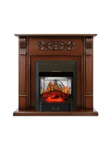 Каминокомплект Royal Flame Venice - Махагон коричневый антик с очагом Majestic FX M Black