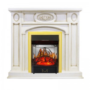 Каминокомплект Royal Flame Florence - Слоновая кость с патиной с очагом Majestic FX M Brass