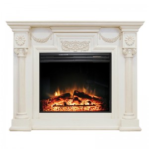 Каминокомплект Royal Flame London - Слоновая кость с патиной с очагом Jupiter FX New