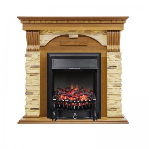 Каминокомплект Royal Flame Dublin - Дуб / Сланец с очагом Fobos FX Black