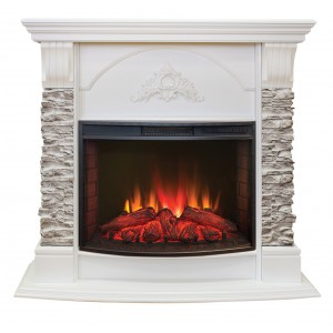 Каминокомплект RealFlame Athena GR WT с очагом Evrika 25,5