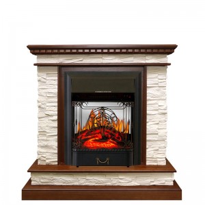 Каминокомплект Royal Flame Calgary - Дуб / Сланец белый с очагом Majestic FX M Black