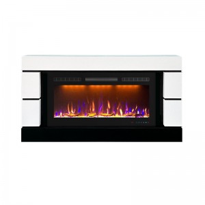 Каминокомплект Royal Flame Modern - Белый с черным (Высота 710 см) с очагом Crystal 36 RF