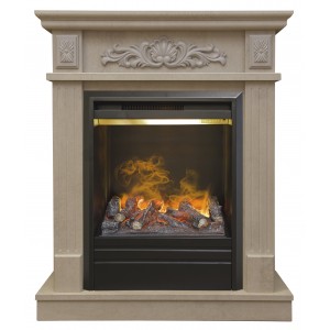 Каминокомплект RealFlame Adelaida WT с очагом Olympic 3D