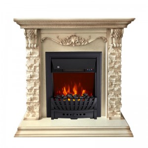 Каминокомплект Royal Flame Adriana - Cлоновая кость с очагом Aspen Black