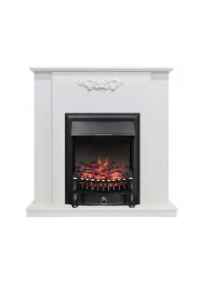 Каминокомплект Royal Flame Lumsden - Белый дуб с очагом Fobos FX Black