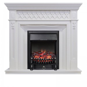 Каминокомплект Royal Flame Alexandria - Белый дуб с очагом Fobos FX Black