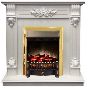 Каминокомплект RealFlame Ottawa WT с очагом Majestic Lux S BR
