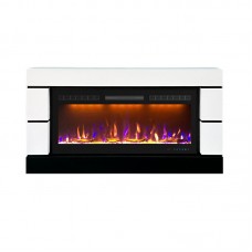 Каминокомплект Royal Flame Modern - Белый с черным (Высота 710 см) с очагом Crystal 40 RF