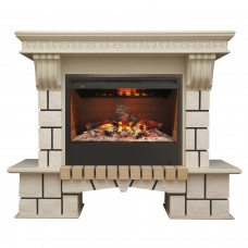 Каминокомплект RealFlame Stone New 26 WT с Helios 26 3D