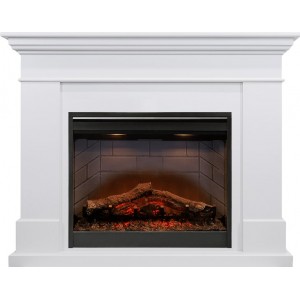 Каминокомплект Dimplex California - Белый (Высота 1005мм) с очагом Symphony 26'' DF2608-INT