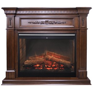 Каминокомплект Dimplex Luxemburg - Темный орех с очагом Symphony 30'' DF3020-INT
