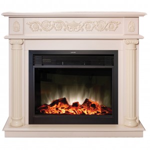Каминокомплект RealFlame Attica 26 WT с очагом Moonblaze Lux S