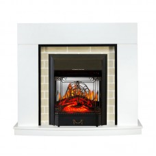 Каминокомплект Royal Flame Montana - Белый с очагом Majestic FX M Black