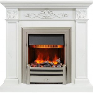 Каминокомплект Dimplex Verona - Белый дуб с очагом Chesford
