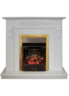 Каминокомплект RealFlame Dominica WT с очагом Majestic S BR