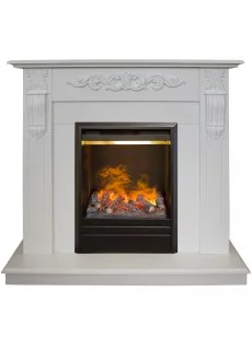 Каминокомплект RealFlame Dominica WT с очагом Olympic 3D