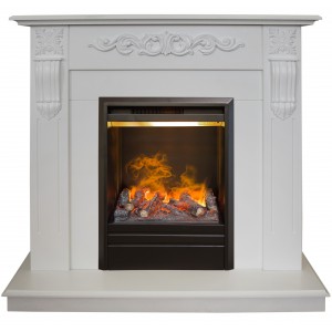 Каминокомплект RealFlame Dominica WT с очагом Olympic 3D