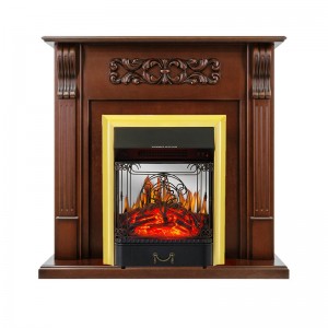 Каминокомплект Royal Flame Venice - Махагон коричневый антик с очагом Majestic FX M Brass