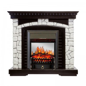 Каминокомплект Royal Flame Glasgow - Венге / Белый с очагом Fobos FX M Black