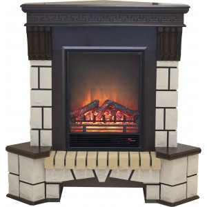 Каминокомплект RealFlame Stone New Corner (угловой) AO с очагом Eugene