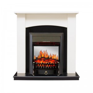 Каминокомплект Royal Flame Baltimore - Слоновая кость, черный с очагом Fobos FX M Black