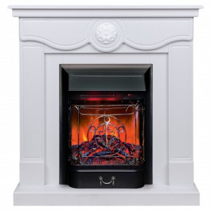 Каминокомплект RealFlame Aurora WT с очагом Majestic Lux Black