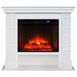 Каминокомплект RealFlame Brixton 25'5 WT с очагом Sparta 25,5