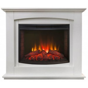Каминокомплект RealFlame Canada 25,5 WT c очагом Evrika 25,5 с LED подсветкой