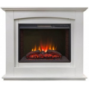 Каминокомплект RealFlame Canada 25,5 WT c очагом Sparta 25,5 с LED подсветкой