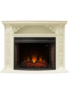 Каминокомплект RealFlame Izabella 33 WT с очагом FireSpace 33 S IR