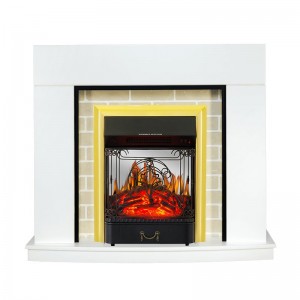 Каминокомплект Royal Flame Montana - Белый с очагом Majestic FX M Brass