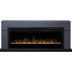 Каминокомплект Dimplex Lindos (линейный) - Серый графит с очагом Prism BLF5051