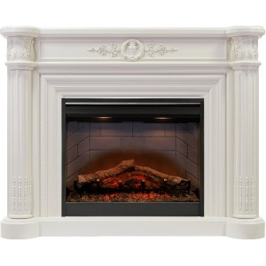 Каминокомплект Dimplex Manor - Белый дуб с очагом Symphony 26'' DF2608-INT