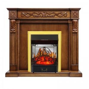 Каминокомплект Royal Flame Neapol - Дуб антик с очагом Majestic FX M Brass